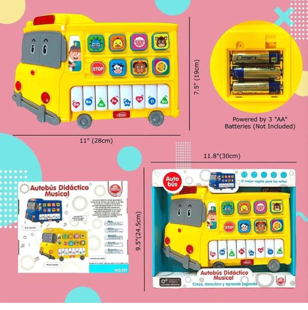 Bus musical pour bébé